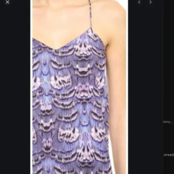 Purple Tibi feather tank - Picture 1 of 6